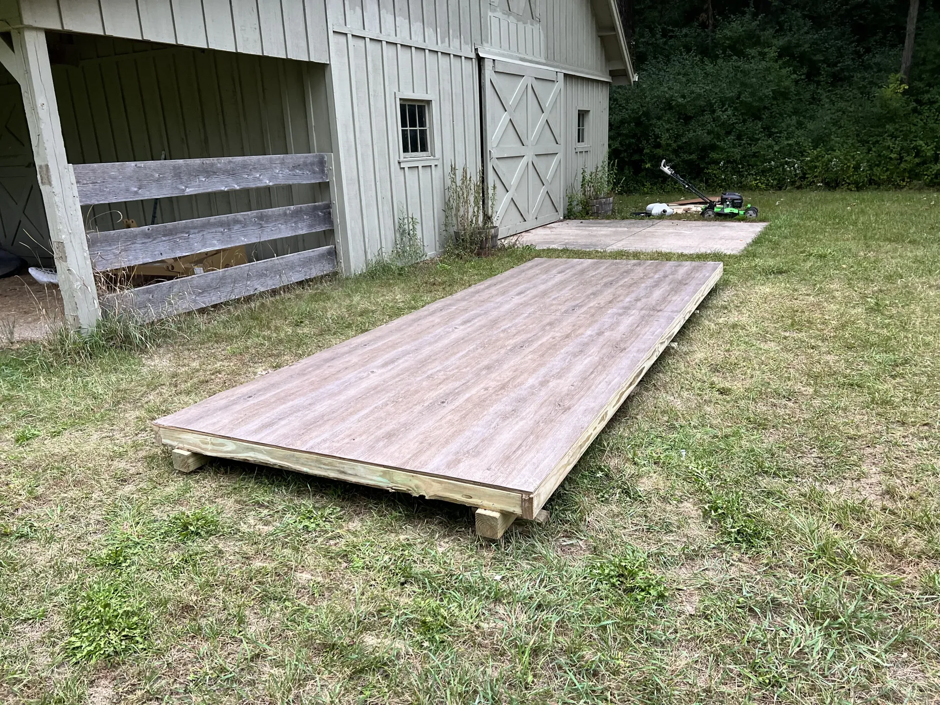 Completed foundation